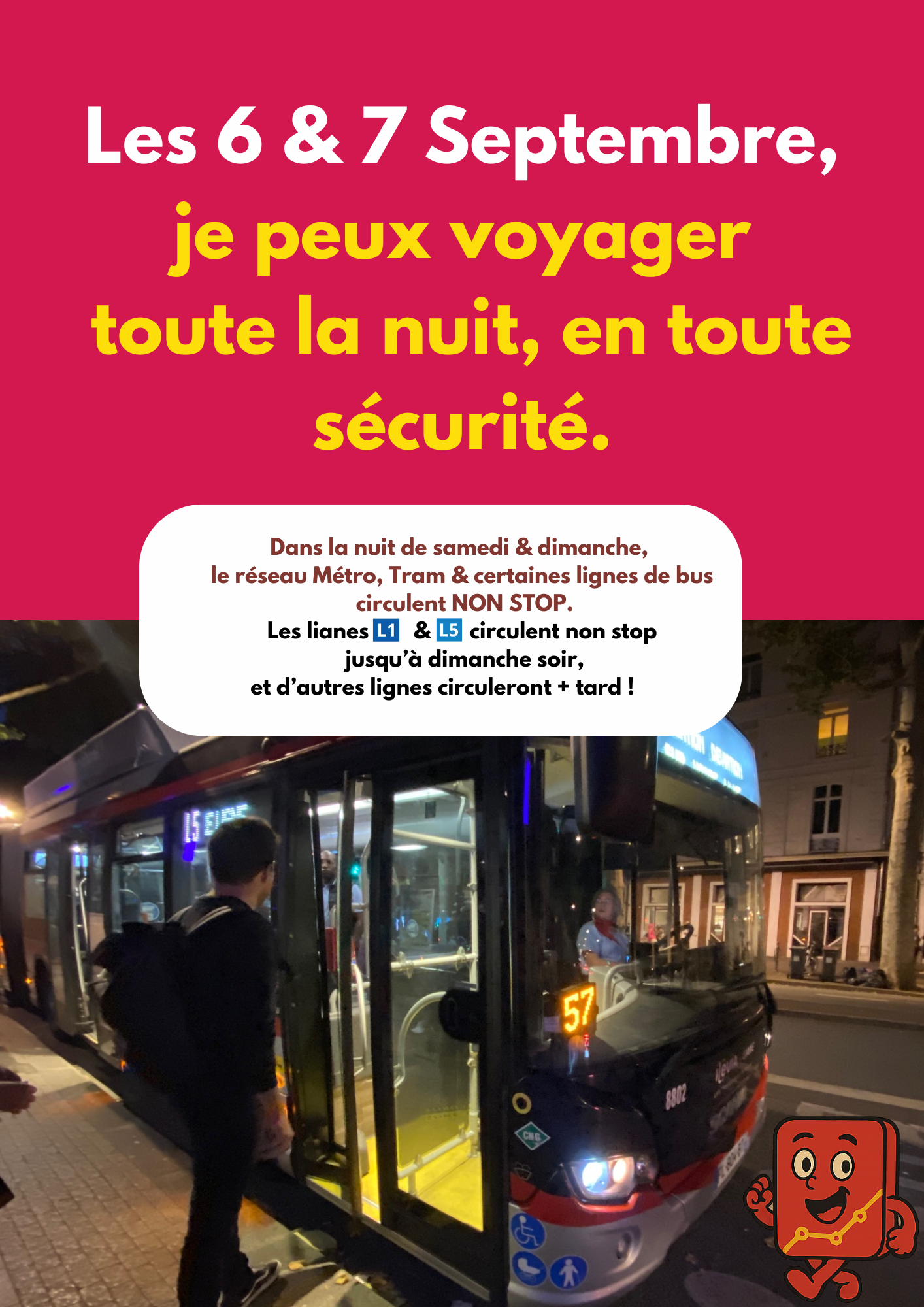 Transport de nuit braderie