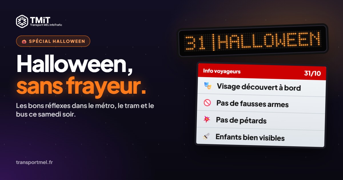 Halloween dans les transports : les bons réflexes pour une soirée sans frayeur