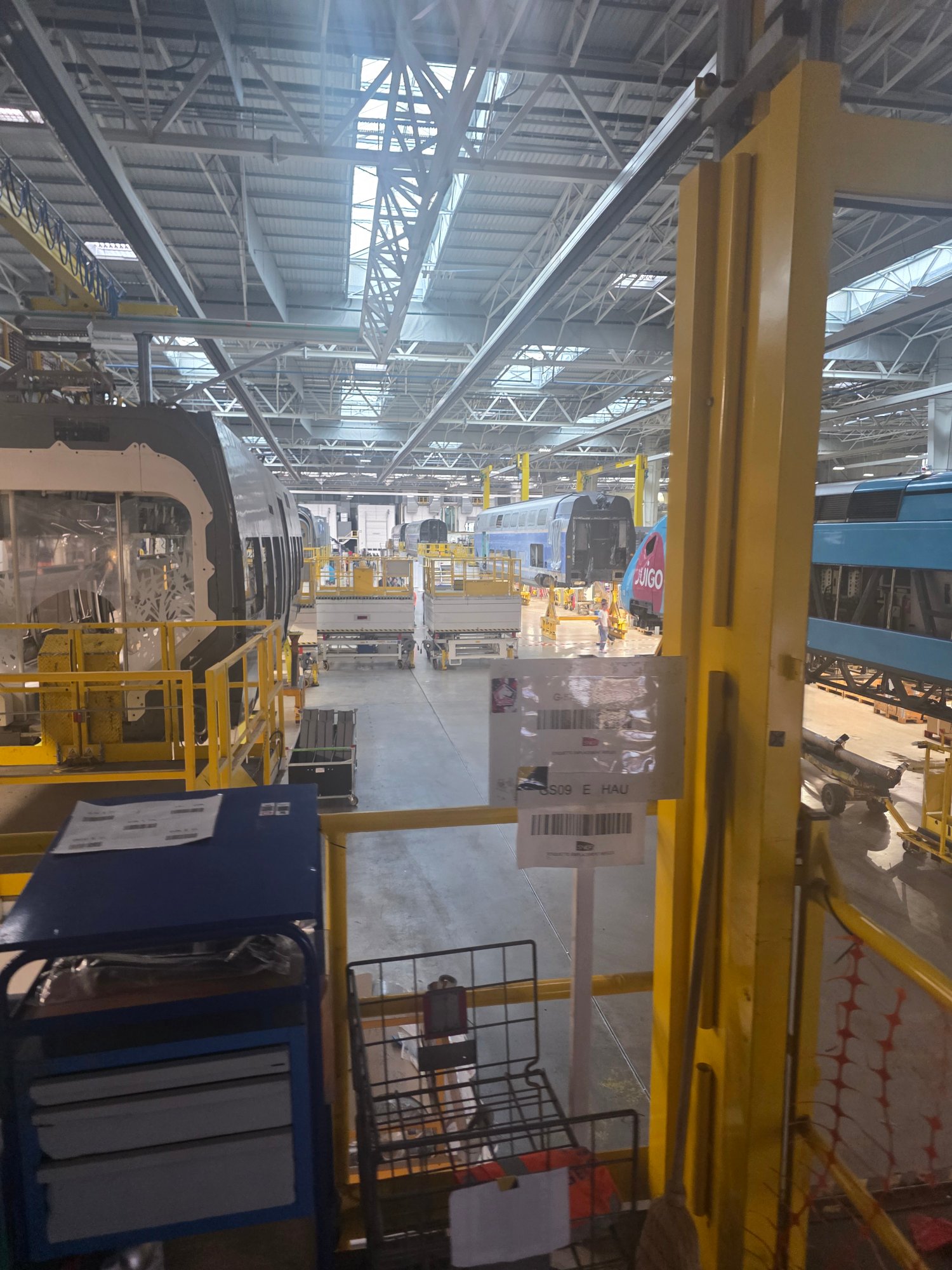 Visite du technicentre SNCF